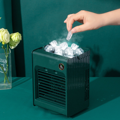 Ekran LCD Usb Mini Cooler Fan 4000mAh DC5V Mały klimatyzator USB Led Light