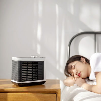 Pojemnik chłodzący powietrze z jonami ujemnymi: przenośna klimatyzatora, 3 prędkości i ciepłe światło