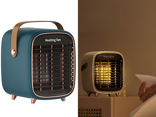 Silikonowy elektryczny termowentylator FCC 900W Szybkie ogrzewanie Ptc Ceramic Portable Space
