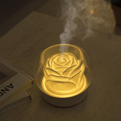 400 ml 7 kolorowych LED Night Light Dyfuzory olejków eterycznych Dyfuzor zapachowy Flower Design Dyfuzor do aromaterapii