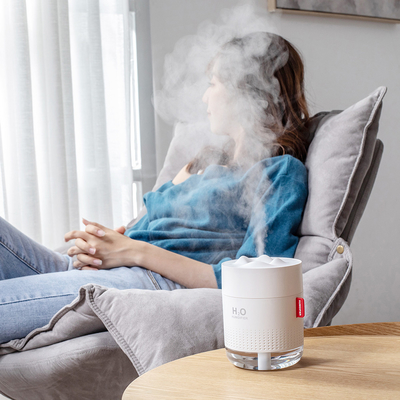 Ultradźwiękowy przenośny mini nawilżacz o pojemności 500 ml