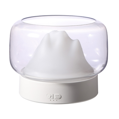 2021 Home Ultradźwiękowy 400ML LED Kolorowy Cool Mist Zapachowy Olejek Eteryczny Przezroczysty Dyfuzor Zapachowy Do Pokoju