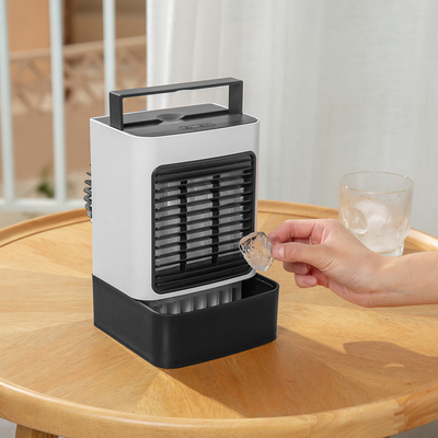AC DC Solar Powered Water Cooler Akumulator 18650 Battery Water Cooling Mist Fan