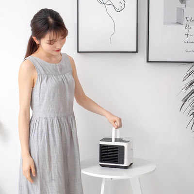 Pojemnik chłodzący powietrze z jonami ujemnymi: przenośna klimatyzatora, 3 prędkości i ciepłe światło