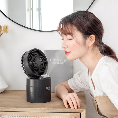 Misty Spray 2 W 1 Wodny Akumulator Stołowy Wentylator USB Mini Przenośny Klimatyzator Nawilżacz