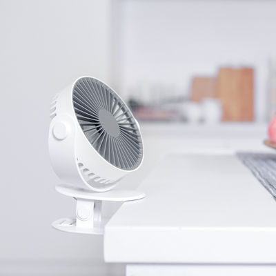Akumulator 2000 mAh Przenośny wentylator USB BLDC 360 stopni Wentylator stołowy z klipsem