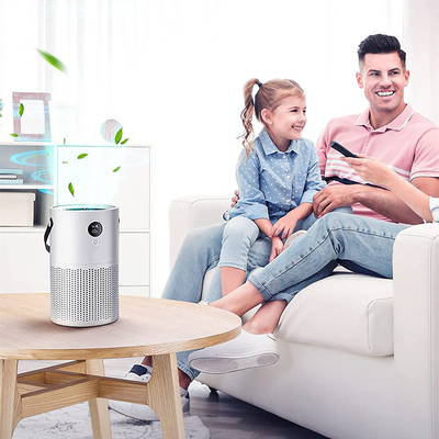 Filtr HEPA H13 Przenośny inteligentny domowy oczyszczacz powietrza 10000 mAH Ap01 Home Desk