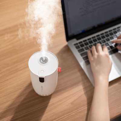 Ultradźwiękowy mini przenośny nawilżacz powietrza USB 2000 mAh Akumulator 500 ml